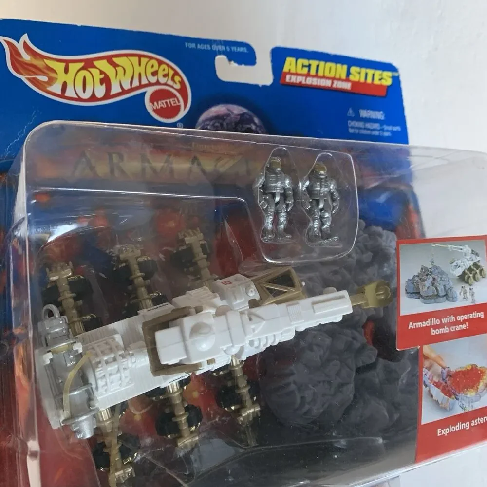 Mattel Hot Wheels Armageddon Movie 1997 Action Sites Explosion Zone #19417 Rare